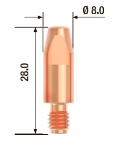 FUBAG Контактный наконечник M6 X 28мм ECU1.2мм/.045 дюйма (10 шт.) в Саранск фото