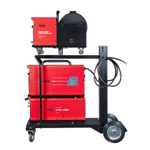 Полуавтомат сварочный FUBAG XMIG 500T DW PULSE  + подающий механизм DRIVE XMIG DW PULSE  + горелка FB 550W 3m  + блок жидкостного охлаждения Cool XMIG  + шланг-пакет 5 метров 95 мм2 14 pol с жидкостным охлаждением + тележка XM в Саранск фото
