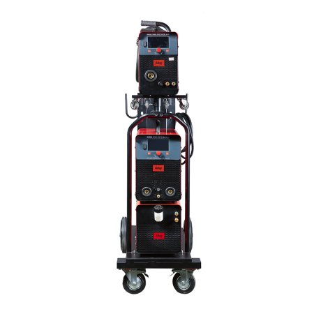 Полуавтомат сварочный FUBAG XMIG 500T DW PULSE + подающий механизм DRIVE XMIG DW PULSE  + горелка FB 550W 3 м + блок жидкостного охлаждения Cool XMIG + шланг-пакет 5 метров 95 мм2 14 pol с жидкостным охлаждением + Тележка  в Саранск фото
