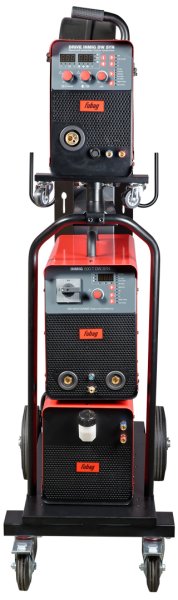 Сварочный полуавтомат INMIG 500T DW SYN + Подающий механизм DRIVE INMIG DW SYN + Шланг-пакет 5 м + Горелка FB 500 3 м + Блок жидкостного охлаждения + Тележка в Саранск фото