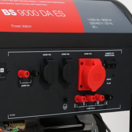 Бензиновый генератор FUBAG BS 9000 DA ES (трехфазный) с электростартером и коннектором автоматики в Саранск фото