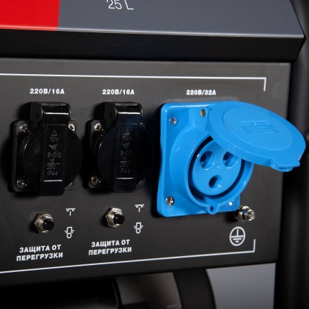 Бензиновый генератор с электростартером и коннектором автоматики FUBAG BS 7500 A ES в Саранск фото