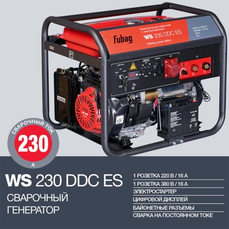 FUBAG Сварочный бензиновый генератор WS 230 DDC ES в Саранск фото