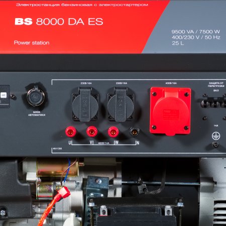 Бензиновый генератор FUBAG BS 8000 DA ES (трехфазный) с электростартером и коннектором автоматики в Саранск фото