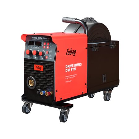 Полуавтомат сварочный FUBAG INMIG 500T DW SYN + подающий механизм DRIVE INMIG DW SYN + шланг-пакет 5 метров 70 мм2 14 pol с жидкостным охлаждением для INMIG 500T DW SYN + горелка FB 500 3m + блок жидкостного охлаждения Cool 70 + тележка для аппаратов в Саранск фото