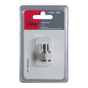 FUBAG Переходник 1/4 дюйма M на 3/8 дюйма F, блистер 1 шт в Саранск фото