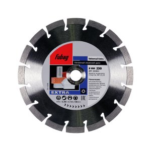Алмазный отрезной диск FUBAG Universal Extra_ диам. 230/22.2 в Саранск фото