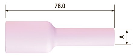 FUBAG Сопло керамическое для газовой линзы №6L ф10 FB TIG 17-18-26 (2 шт.) в Саранск фото