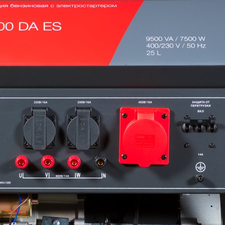 Бензиновый генератор FUBAG BS 8000 DA ES (трехфазный) с электростартером и коннектором автоматики в Саранск фото