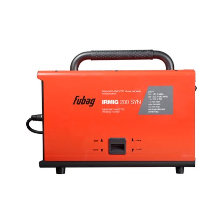 Полуавтомат сварочный FUBAG IRMIG 208 SYN PLUS (31447) + маска сварщика Хамелеон IR 9-13N S (38072) + сварочные краги на подкладке красные FWGN 10R (641180) в Саранск фото