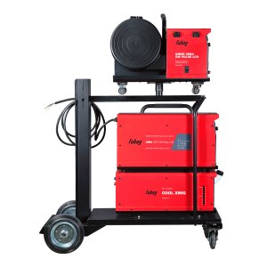 Полуавтомат сварочный FUBAG XMIG 500T DW PULSE  + подающий механизм DRIVE XMIG DW PULSE  + горелка FB 550W 3m  + блок жидкостного охлаждения Cool XMIG  + шланг-пакет 5 метров 95 мм2 14 pol с жидкостным охлаждением + тележка XM в Саранск фото