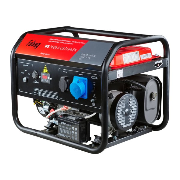 Бензиновый генератор FUBAG BS 3500 A ES DUPLEX в Саранск фото